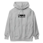 Mappila SHOPのFlatearth Box Logo (BLACK) フラットアース ボックスロゴ(ブラック) Heavyweight Hoodie