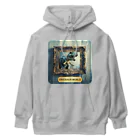 MistyStarkの飛び出す恐竜　－　dinosaur that pops out　－ Heavyweight Hoodie