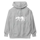 chan-takehaniの影のパンサー（白） Heavyweight Hoodie