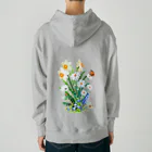 喫茶角砂糖の朝露の花畑 Heavyweight Hoodie