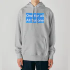onechan1977のOne for all All for one グッズ ヘビーウェイトパーカー