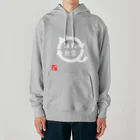 宇宙猫(そらネコ)/禅猫(ZenNeko)の諸猫無常(しょびょうむじょう) Heavyweight Hoodie