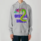 LalaHangeulのORIENTAL DRAGON（龍）英字バージョン Heavyweight Hoodie