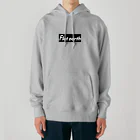 Mappila SHOPのFlatearth Box Logo (BLACK) フラットアース ボックスロゴ(ブラック) Heavyweight Hoodie