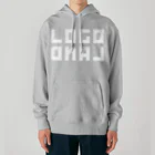 AEDIのロゴランド ホワイト ロゴ（LogoLand White Logo） Heavyweight Hoodie