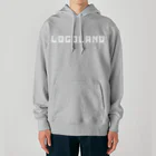 AEDIのLogoLand White Singe Line Logo（ロゴランド ホワイト シングルラインロゴ） Heavyweight Hoodie