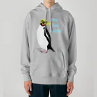 LalaHangeulのRockhopper penguin　(イワトビペンギン) Heavyweight Hoodie