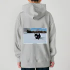 柴犬むさしのMusashi雪パーカー Heavyweight Hoodie