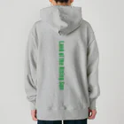 HI-IZURUのHINOMARU国の地図　背面にLand of the Rising Sun（白文字）　ヘビーウェイトパーカー Heavyweight Hoodie