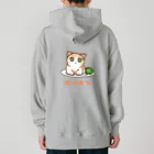 nya-mew（ニャーミュー）のポテカツ(バックプリント) Heavyweight Hoodie