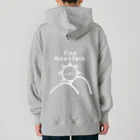 YUTANEKO公式ショップのfine mountain outdoor 白ヌキ Heavyweight Hoodie