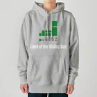 HI-IZURUのHINOMARU国の地図　背面にLand of the Rising Sun（白文字）　ヘビーウェイトパーカー Heavyweight Hoodie