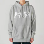 海賊猫 cocoの名入れOK『EVERY AKITA IS JUST "PAW"FECT』➂(ホワイト 白)  *For All Dog Lovers ～ Akita Inu 秋田犬～ Heavyweight Hoodie