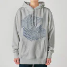 ドコデモモタード*DOCOMOTAのFront:3D DOCOMOTA ハスキーブルー Heavyweight Hoodie