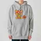 レタ(LETA)のぬいクマちゃんのキノコがり Heavyweight Hoodie