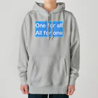 onechan1977のOne for all All for one グッズ ヘビーウェイトパーカー