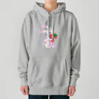 Rabbitflowerの♥らびこ♥の大好きなイチゴギュー Heavyweight Hoodie