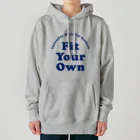 Fit Your Own（フィットユアオウン）のFit Your Ownロゴ(ショップカラー) Heavyweight Hoodie