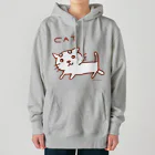 ネコのうーたんになりたいくちばしショップのねこだけキャット Heavyweight Hoodie