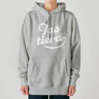 競馬おしゃれグッズ製作所のタスティエーラ（タイポグラフィWHITE） Heavyweight Hoodie