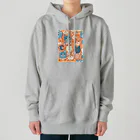 aokitaの少し不思議なねこのアート Heavyweight Hoodie