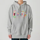 Ａｔｅｌｉｅｒ　Ｈｅｕｒｅｕｘのサーカスにゃんこ　４ピエロにゃんず Heavyweight Hoodie