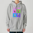 kazu_gの椅子に座った動物たち！２ Heavyweight Hoodie