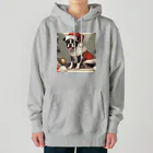 ruiruirのボストンテリア　クリスマス Heavyweight Hoodie