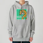 kazu_gの幸せの金龍さん（緑） Heavyweight Hoodie