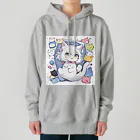 Moichi Designs Shop-2023の赤ちゃんネコタン Heavyweight Hoodie