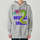 LalaHangeulのORIENTAL DRAGON（龍）英字バージョン Heavyweight Hoodie