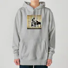 million-mindのピアノを弾く黒猫 Heavyweight Hoodie