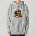 kazu_gのあなたを満足させるバーガーを!（濃色用） Heavyweight Hoodie