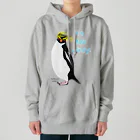 LalaHangeulのRockhopper penguin　(イワトビペンギン) ヘビーウェイトパーカー