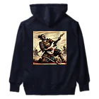 EnergyLinkの戦場の侍ギタリスト Heavyweight Hoodie