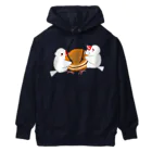 Lily bird（リリーバード）のどら焼きと文鳥ず Heavyweight Hoodie