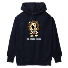 HI-IZURUの前も後ろもいずる丸　ヘビーウェイトパーカー（濃色仕様） Heavyweight Hoodie