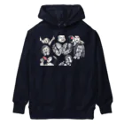 Owl's Dream　アウルズドリームのlove, peace and happiness Heavyweight Hoodie