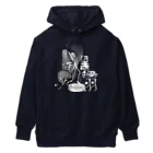 『NG （Niche・Gate）』ニッチゲート-- IN SUZURIの黒揚羽（くろあげは）h.t.(白文字) Heavyweight Hoodie