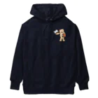 ari designの読書が大好きなクマ Heavyweight Hoodie