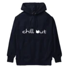 учк¡✼*のchill out(白文字ver.) Heavyweight Hoodie