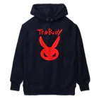 theePOPのThe Bunny あか ヘビーウェイトパーカー