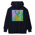 水草のサイケデリックな満月 Heavyweight Hoodie