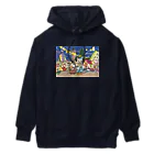 猫のきぬくんのお店のみーにゃんとしらたまくん　クリスマスツアー Heavyweight Hoodie