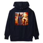 ANTARESの夕方の黄昏　柴犬 Heavyweight Hoodie