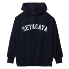 せたが屋さんの世田谷グッズ　ホワイトロゴ（setagaya item) Heavyweight Hoodie