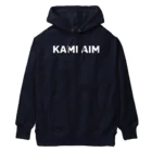 fullbaccaのKAMI AIM WHITE ヘビーウェイトパーカー