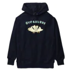 NIKORASU GOのダジャレデザイン「ギョウザウルス」 Heavyweight Hoodie