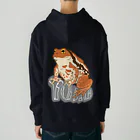 LalaHangeulのTOAD (ヒキガエル) 英字バージョン　バックプリント Heavyweight Hoodie