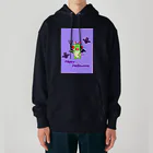 🐸かえるさんと仲間たち🐸のハロウィン　コウモリママ Heavyweight Hoodie